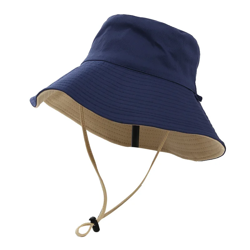 

Summer Foldable Bucket Hat Unisex Women Outdoor Sunscreen Cotton Fishing Hunting Cap Men Basin Chapeau Sun Prevent Hats