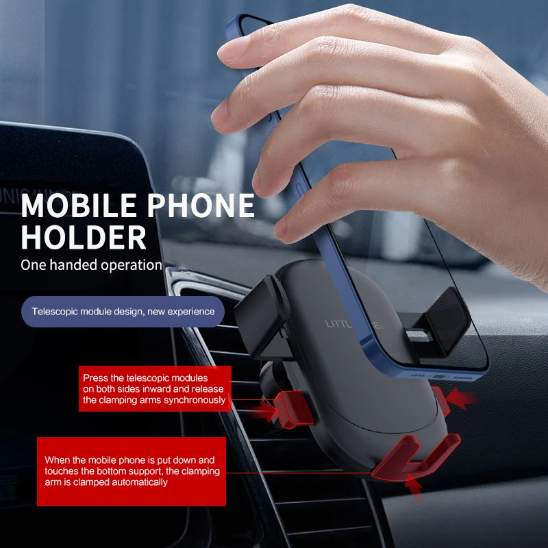 

Little One L Gravity Mobile Phone Stand GPS Navigation Stand Mobile Phone Stand Suitable For 4.7-6.7 Inch Mobile Phone