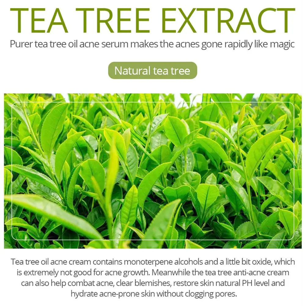 Яркий гламурный Тонер для чайного дерева термоусадочная вода удаления угрей