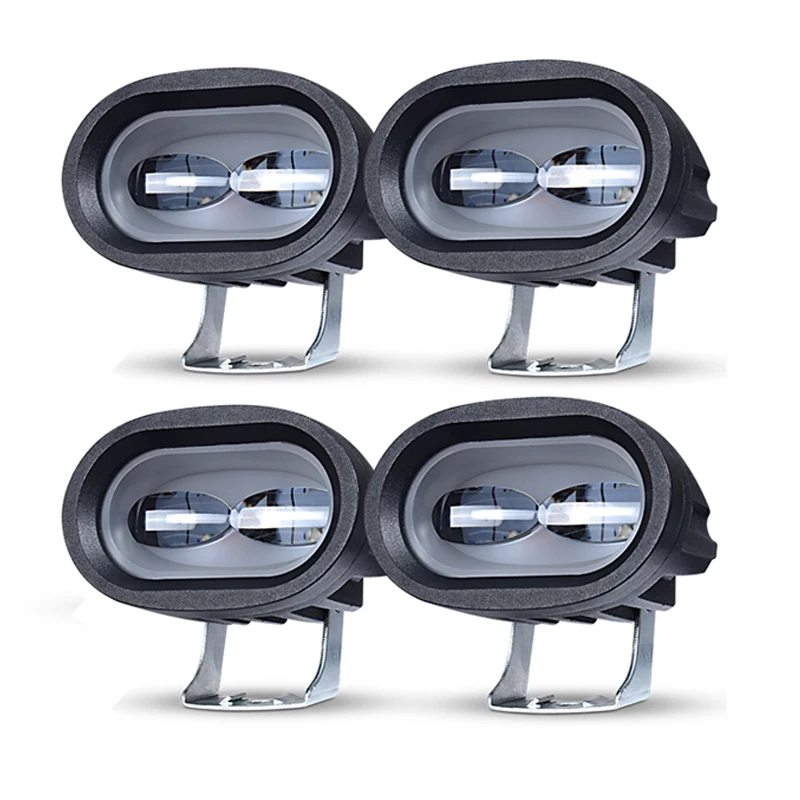 4 шт. 6D 20 Вт светодиодный рабочий свет Белый Универсальный мотоциклетный