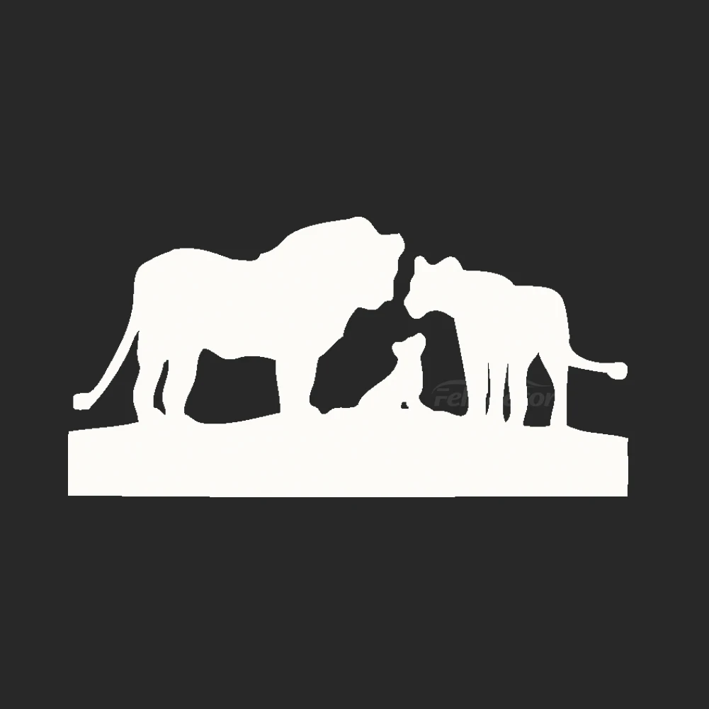 Наклейки на автомобиль &quotСемья львов&quot автомобильное окно наклейка багажник