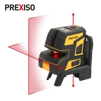 prexiso cross line laser level with plumb points self leveling vertical and horizontal line red laser