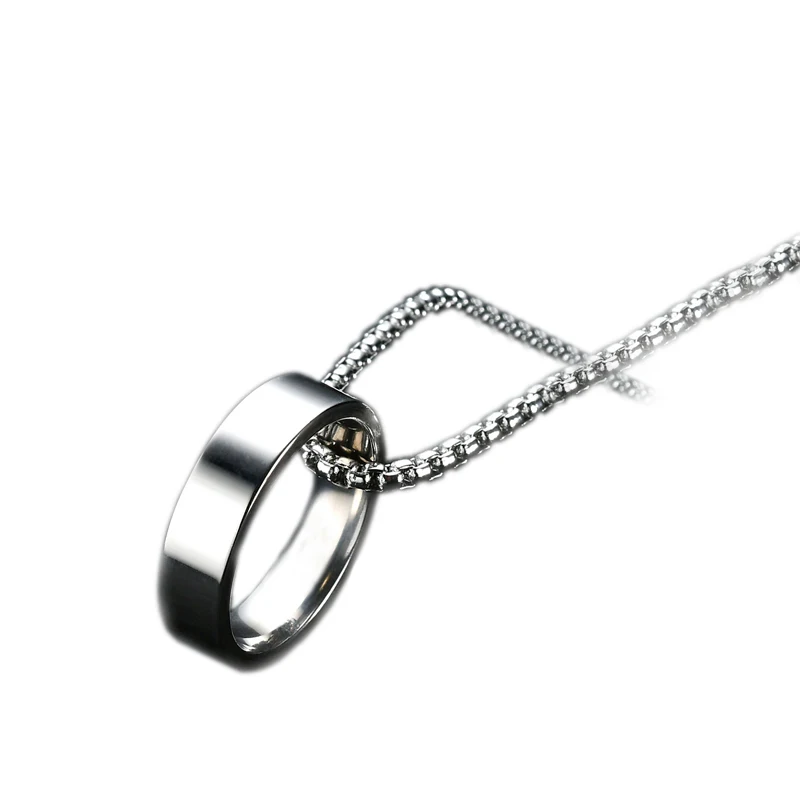 Мужское ожерелье с подвеской из нержавеющей стали в стиле панк|Ожерелья