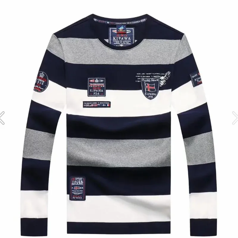

2021 Embroidery Casual Man Sweater Brand Sweaters for Men Red Black White O-Neck Knitted Pullovers Gifts For Men