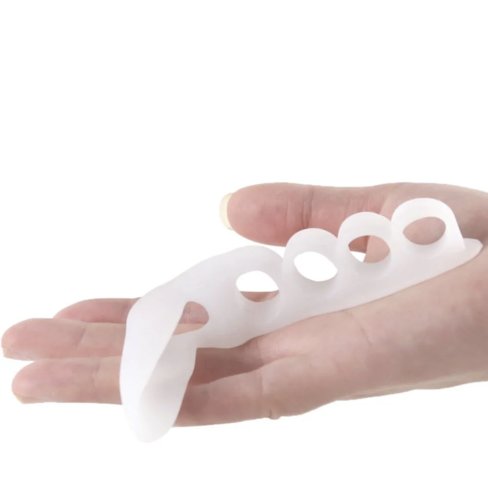 2 шт. силиконовый разделитель для пальцев ног при вальгусной деформации - купить