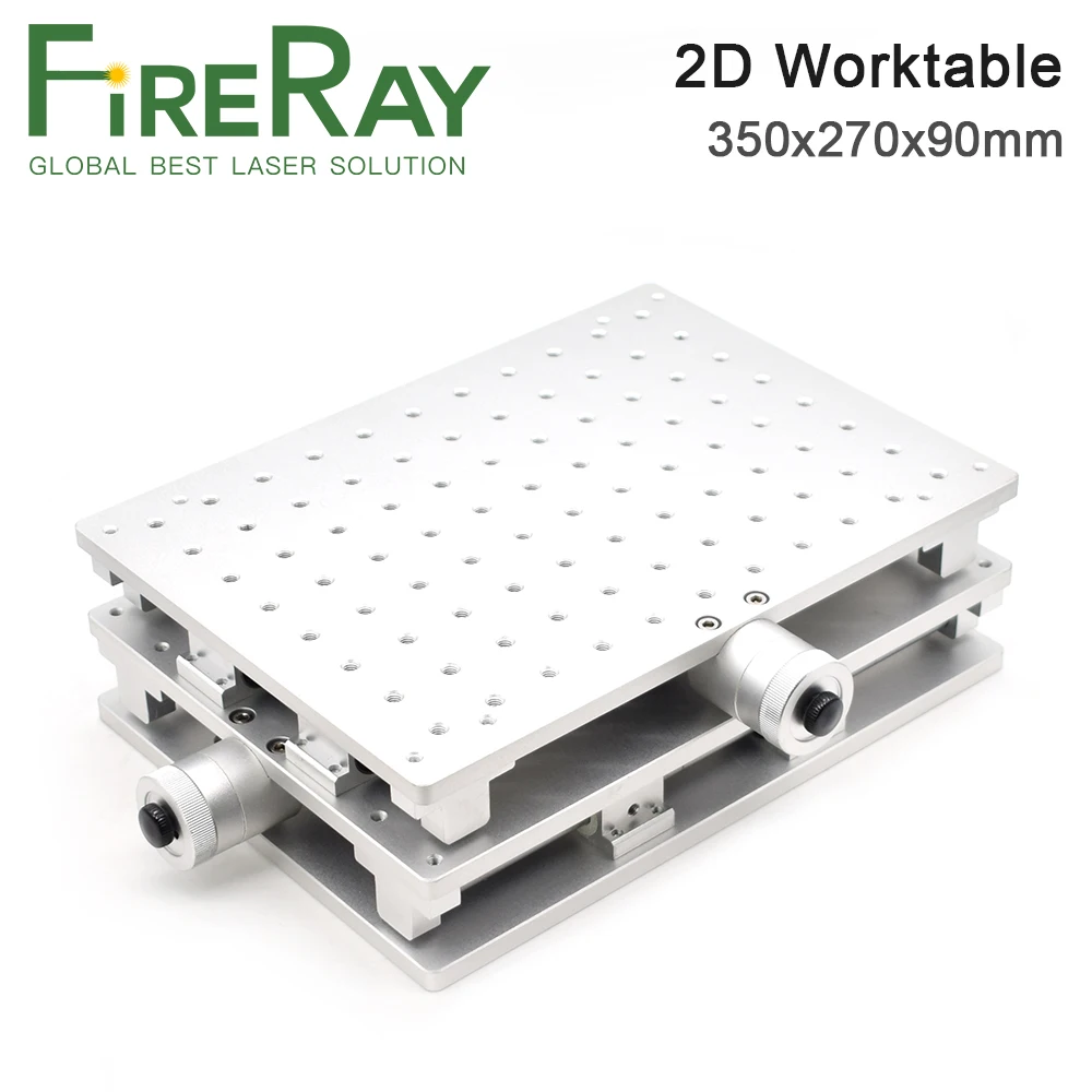 

FireRay Laser Mark Machine 2D Worktable 350x270x90mm X-axis Adjustable 0-150mm Y-axis Adjustable 0-190mm Fixed Scews M6