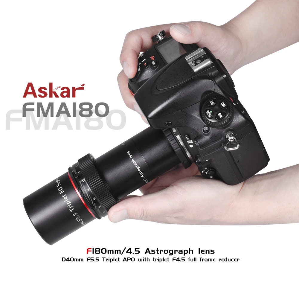 Sharpstar Askar FMA180 APO F5.5 астрограф ED объектив D40 мм Фотографическая звезда с F4.5 полный