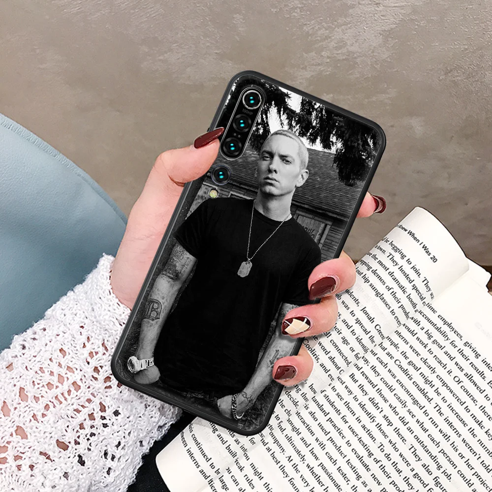 

Eminem 8 Mile Rap God Phone Case For Xiaomi Mi Note 10 A3 9 MAX 3 A2 8 9 Lite Pro Ultra black Shell Fashion Cover 3D Hoesjes Tpu