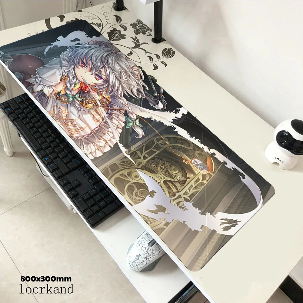 Sakuya Izayoi коврик для мыши 900x400x3 мм игровой профессиональный геймер компьютерный
