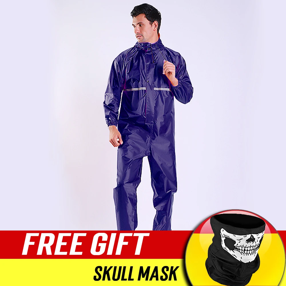 Модный мотоциклетный дождевик комбинезон для мотокросса мужской женский |