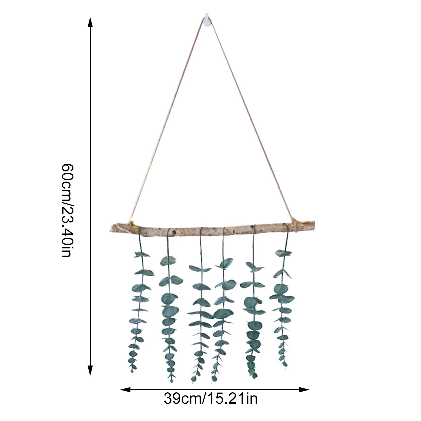 

Wall Hanging Artificial Flowers Nordic Style House Hotel Wall Decoration Wooden Wreath Decor Hanging Artificial Plant Dropship