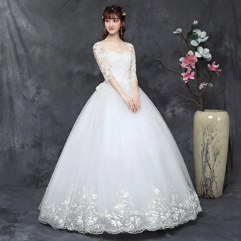 Vestidos De Festa Curto свадебное платье 2020 Новое весеннее летнее и осеннее большого