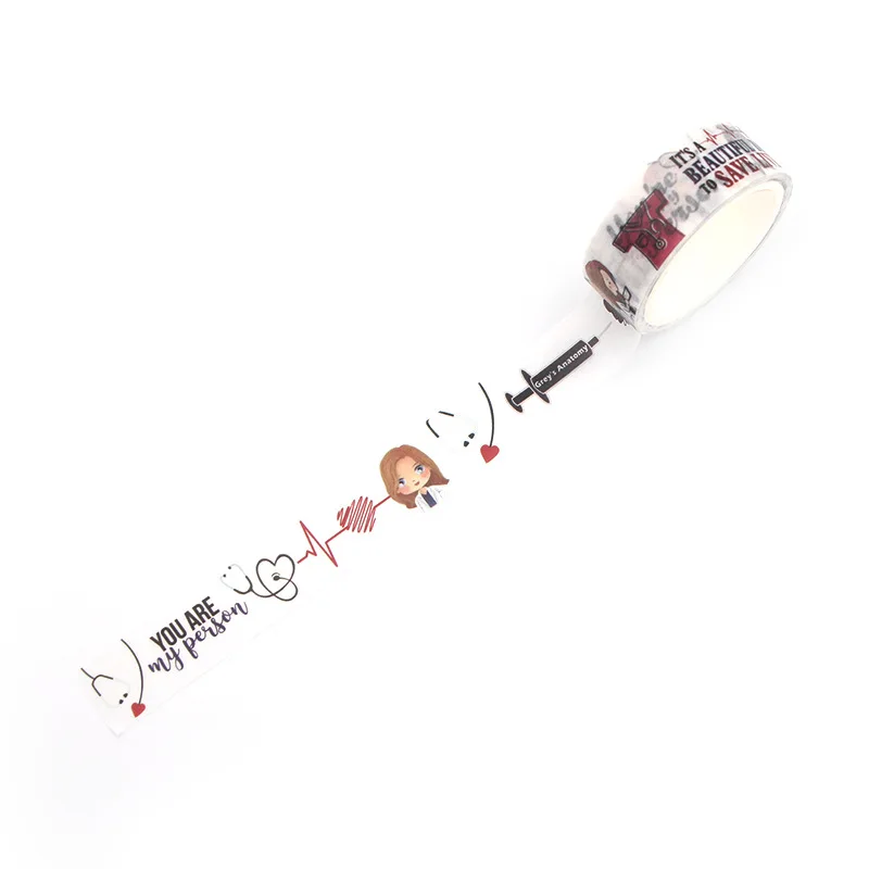 Анатомия серый доктор-медсестра васи лента альбом Дневник украшения DIY красочные