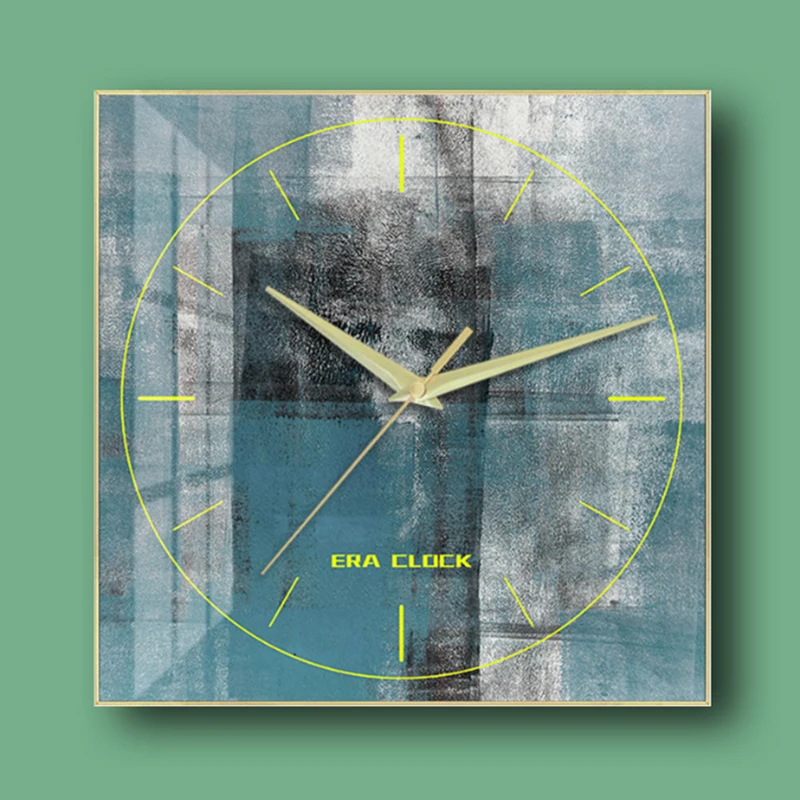 Elegant Frane wall clock Art Wall Clock Luxury Wall Clock cat photo Bedroom Clock Modern Design For Home