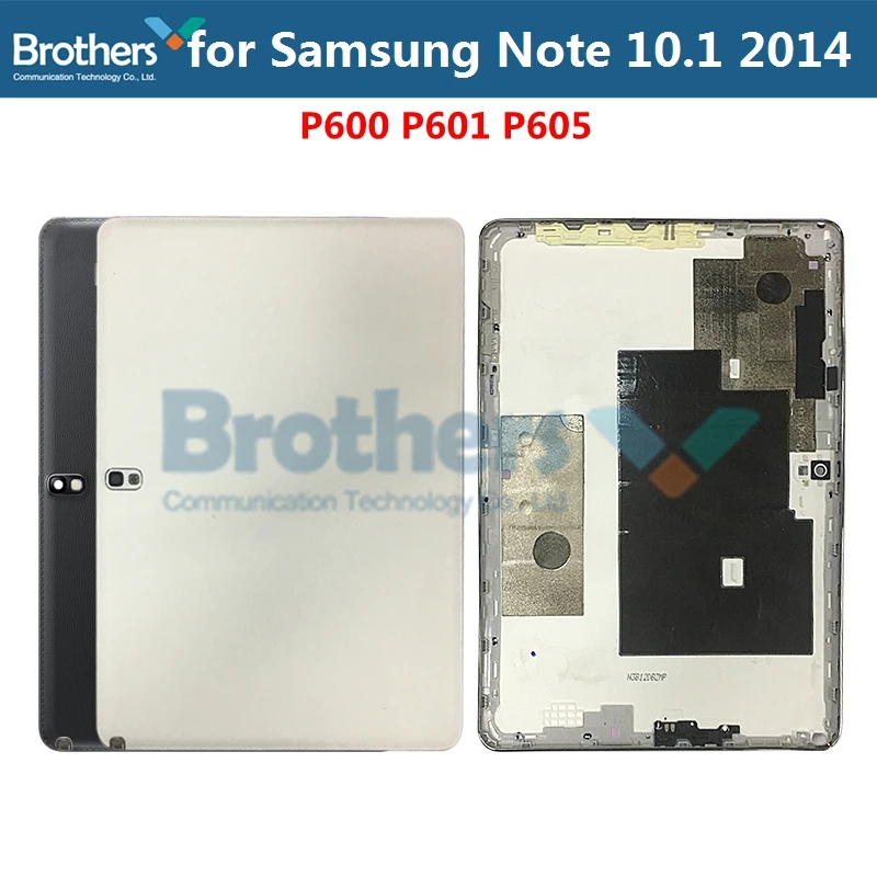 Батарея Корпус для samsung Galaxy Note 10,1 P600 P601 P605 Батарея двери SM-P600 SM-P601 SM-P605 задняя крышка чехол Топ