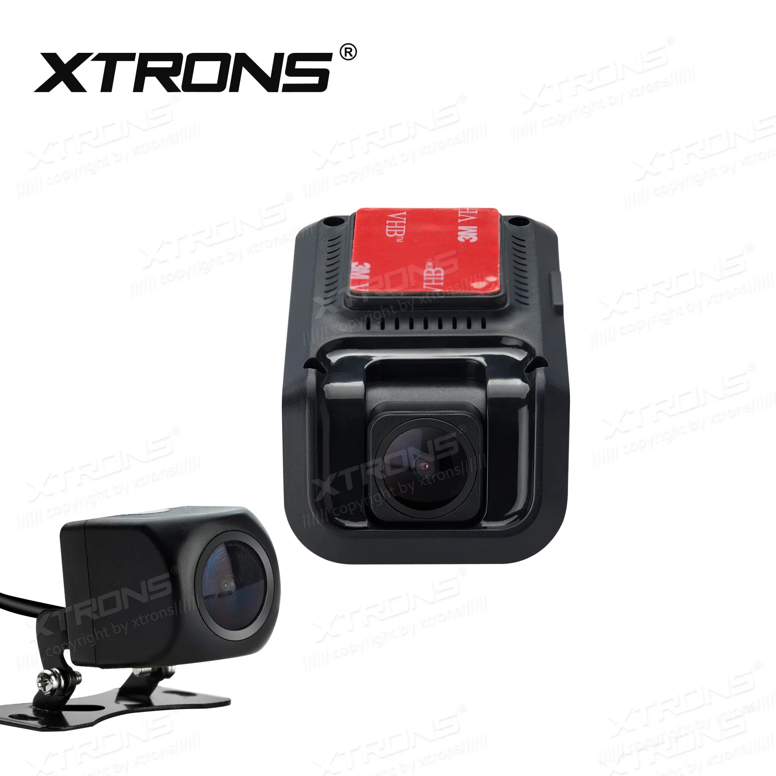 XTRONS DVR027S автомобильный Передний + задний DVR видеорегистратор Система 1280*720 HD