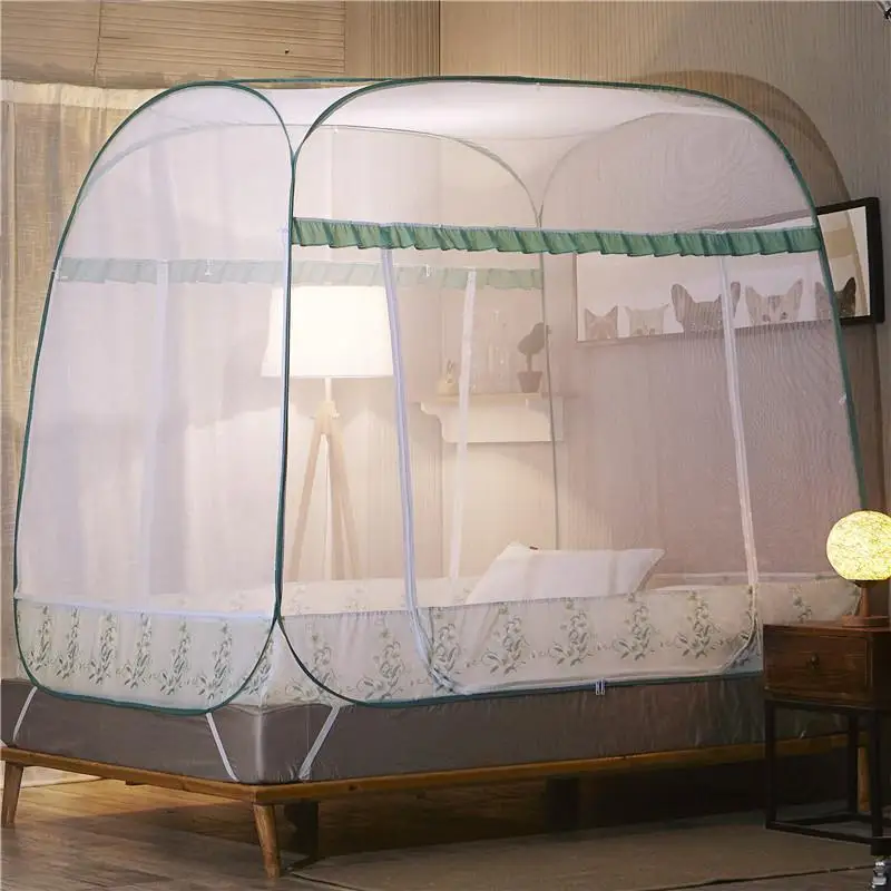 Двойная кровать для девочки Скандинавская детская коляска навес москитная сетка