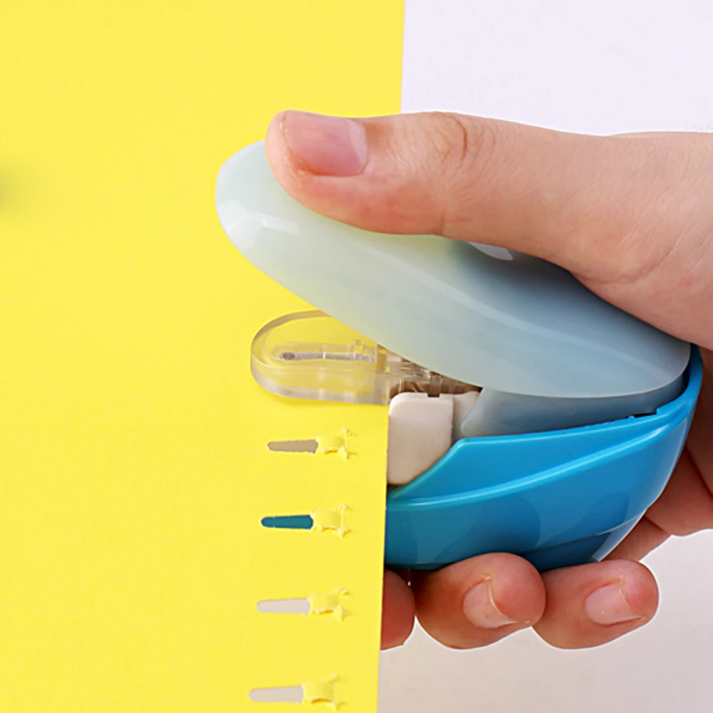 Мини степлер без гвоздей скоб|Степлеры| |