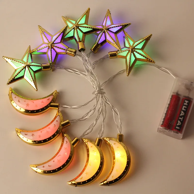 

Easter Decoration Moon Star LED String Light Decoration wedding Party Decor Ramadan Light Gift