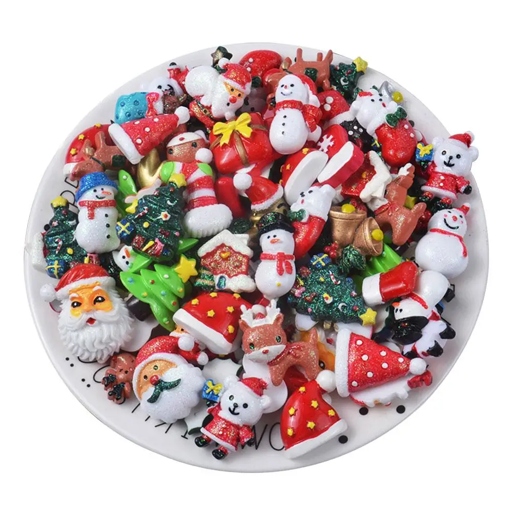 Мини Мультяшные полимерные Рождественский подарок для Детские аксессуары волос