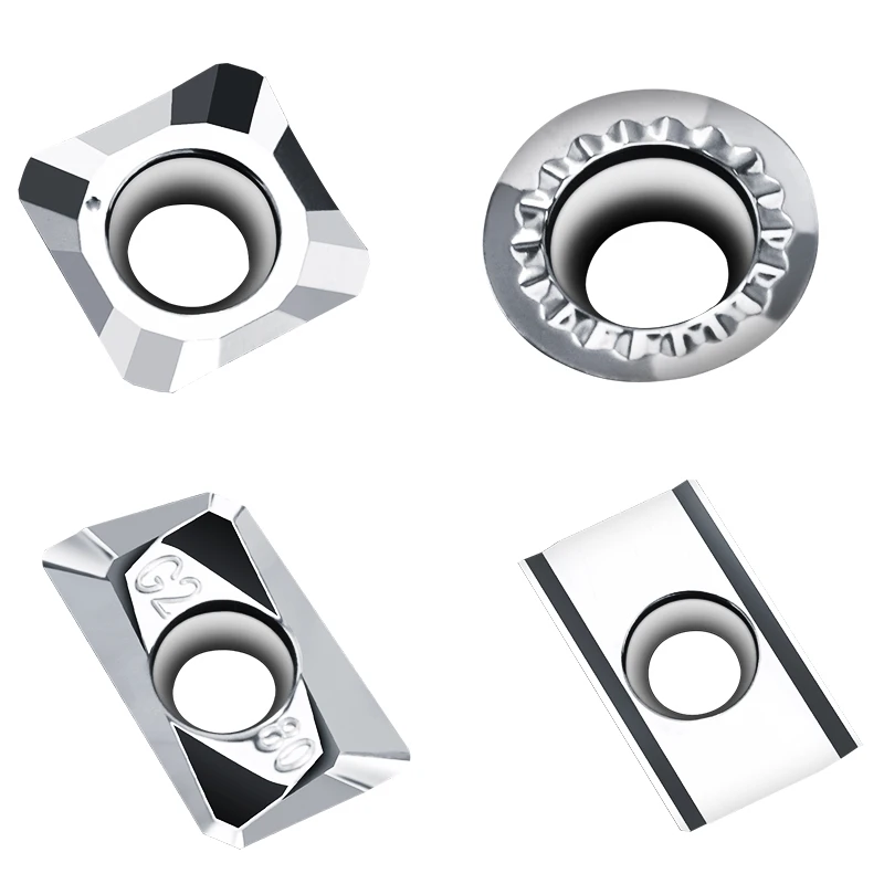 

1PCS Blade for Aluminum CNC Milling Blade R0.20.40.8 Blade Cnc Machine Parts Milling Blade