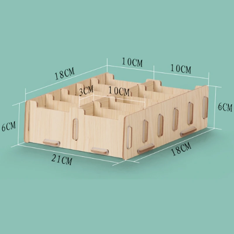 Креативная деревянная визитная карточка офисный дисплей настольный держатель
