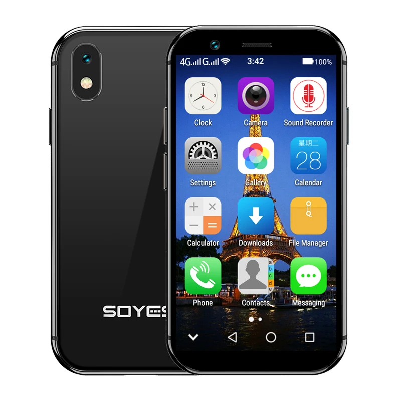 SOYES XS 4G телефон MTK6737 четырехъядерный смартфон android 6,0 смартфоны 3.0" телефоны Две сим-карты мобильный телефон отпереть телефон мини сенсорный