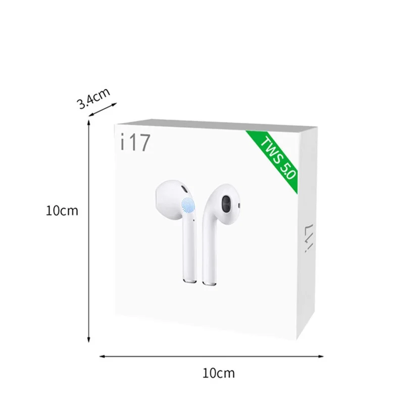 Новое обновление i17 TWS Bluetooth наушники 5 0 вкладыши мини беспроводные гарнитуры бас