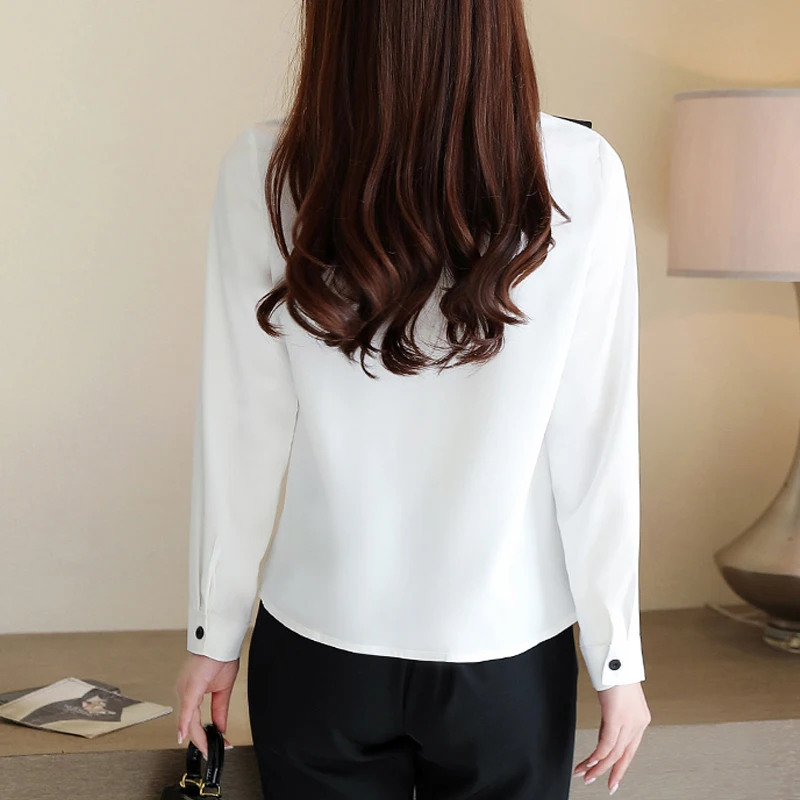 Женская блузка 2020 корейская модная женская одежда женские топы с длинным рукавом