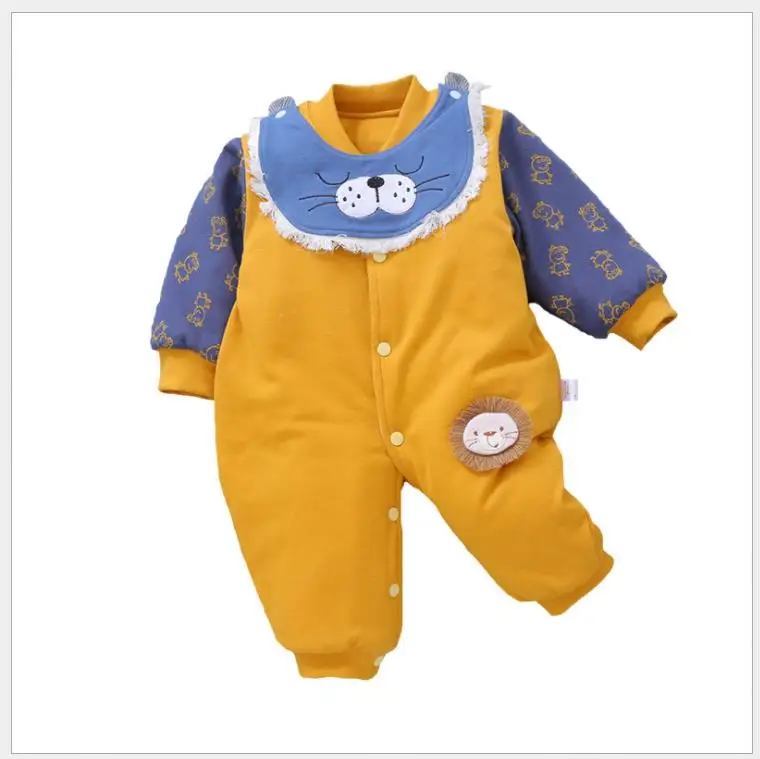 Baby thickened bevelled underwear set 1