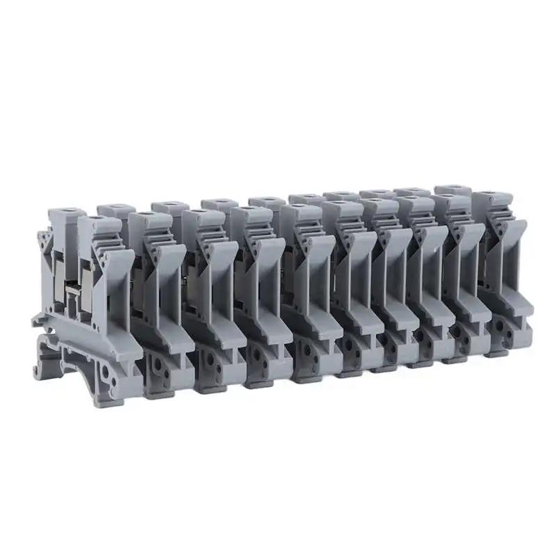 

Screw Type Terminal Block DIN Rail Mount Terminals Flame Retardant for Electrical Connections