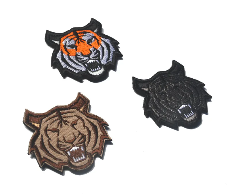 Тигр дракон вышивкой в виде обезьянки патч нарукавная нашивка стиле милитари