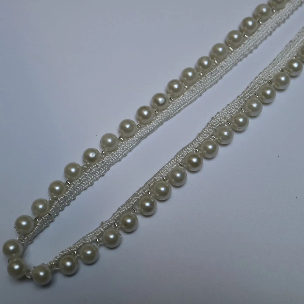 2 двор Жемчуг Вышивка бисером бахрома отделка для одежды сумки ручная работа с