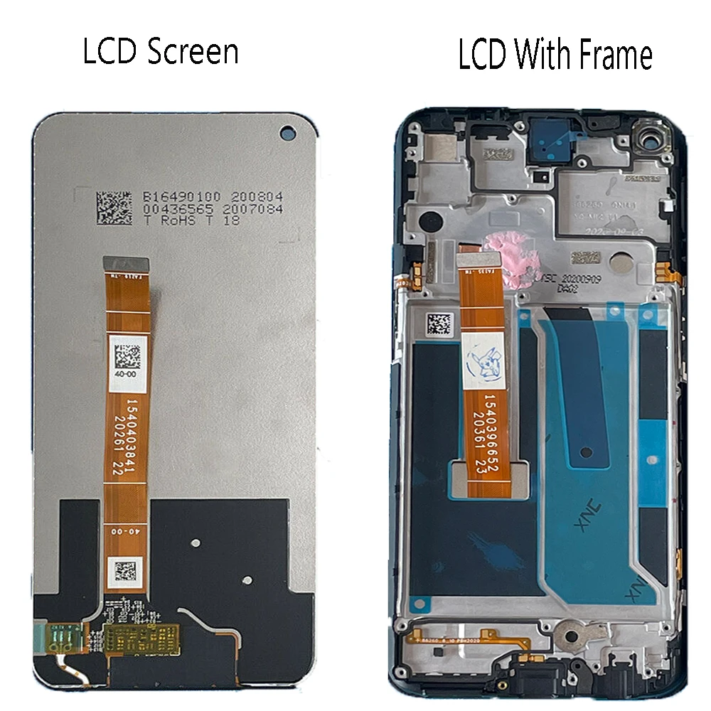 

Original Screen For VIVO Y51S 5G V2002A LCD Display Touch Screen Digitizer Assembly Replacement for Vivo Y70S 5G LCD Glass Touch