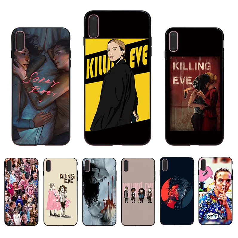 

Hit Popular TV series Killing Eve soft phone case cover for iphone 11 pro XS max 7 8 plus XR X 6S 6 se 5S 5 shell luxury Coque
