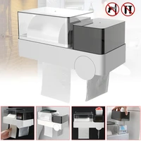 multifunction paper towel holder 3 in 1 waterproof garbage bag storage sanitary napkin box kitchen bathroom porta guardanapo