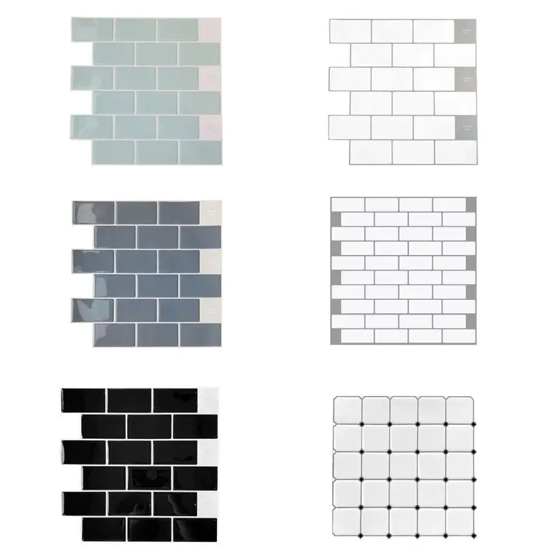 1/25 шт. металлическая серия корка и съемный мозаика настенная плитка наклейки