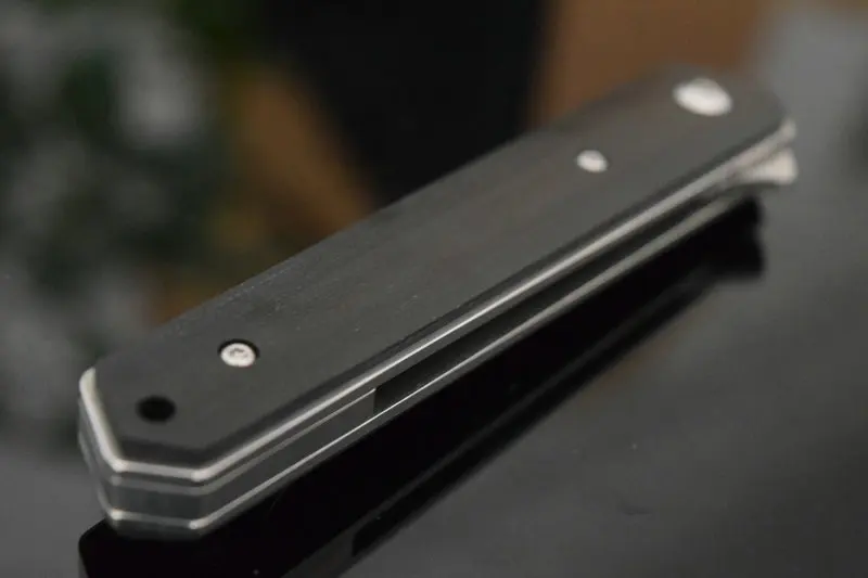 Trskt охотничьи ножи Складные Ножи Kwaiken Флиппер ручка G 10 атласный лезвие (3 5 &quot