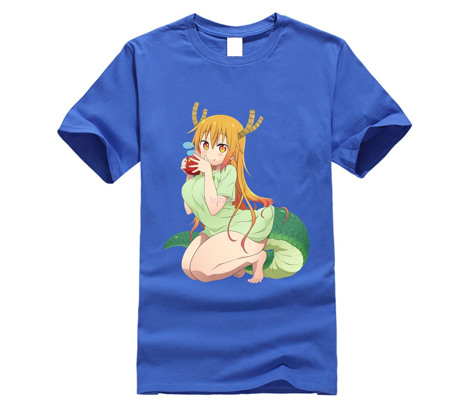 Забавная Мужская футболка Morning Tohru Miss Kobayashis Dragon Maid|Мужские футболки| |