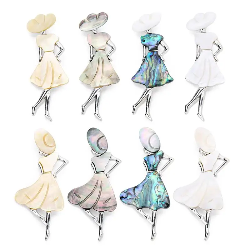 Хит богемский женский натуральный перламутровый кулон в виде раковины абалона