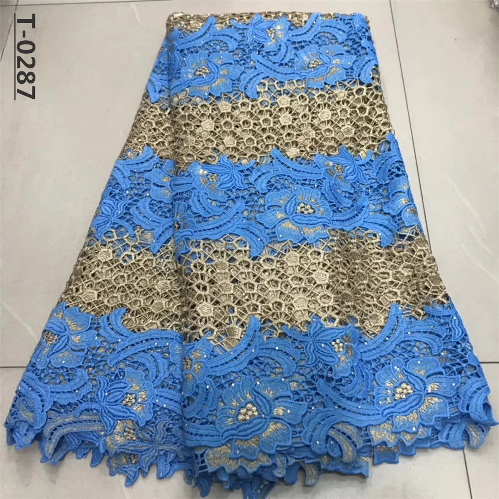 Приятное для кожи высококачественное аккуратное вышитое гипюровое кружево