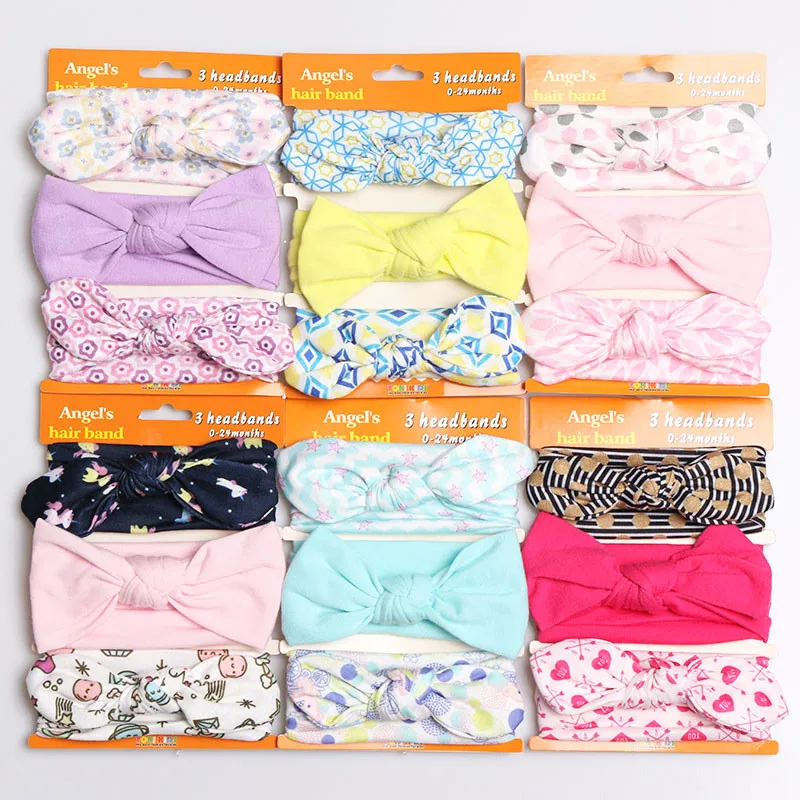 Вечерние сувенирные хлопковые ободок с бантиком головные уборы для детей