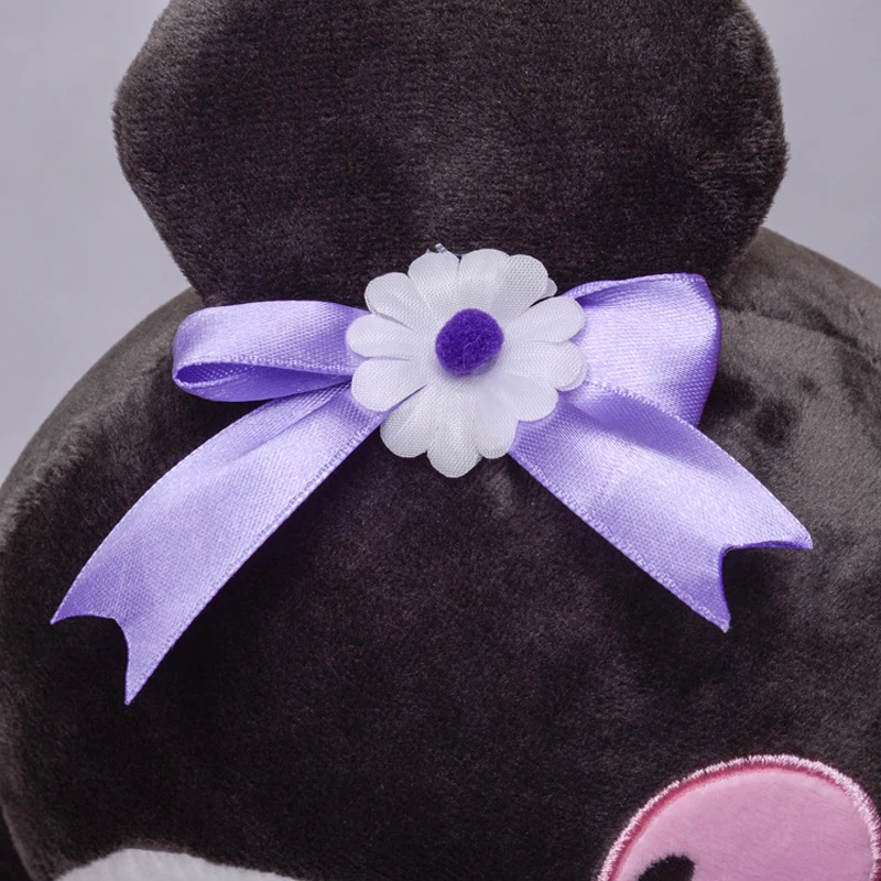 

23CM Kawaii Bowknot Little Devil Ku Lo Mi Plush Toy Cute Soft Cotton Padding Accompany Sleeping Pillow Children Soothing Doll