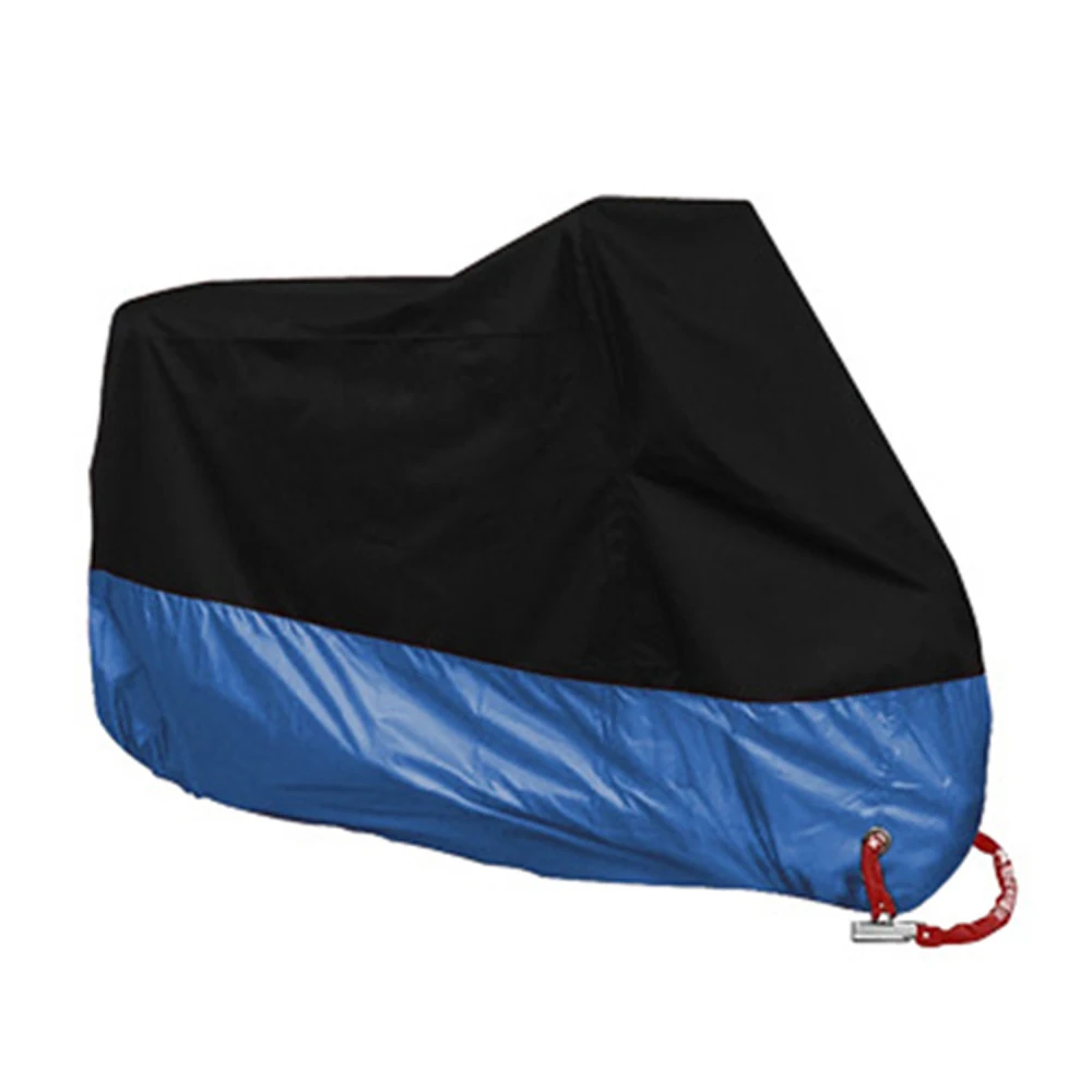 Мото покрышки для мотоциклов солнечный свет для мотора Hoes мотоциклетная Крышка Тент Varadero Housse De Velo Carpa Para Moto Housse - Цвет: Hei-QianLan