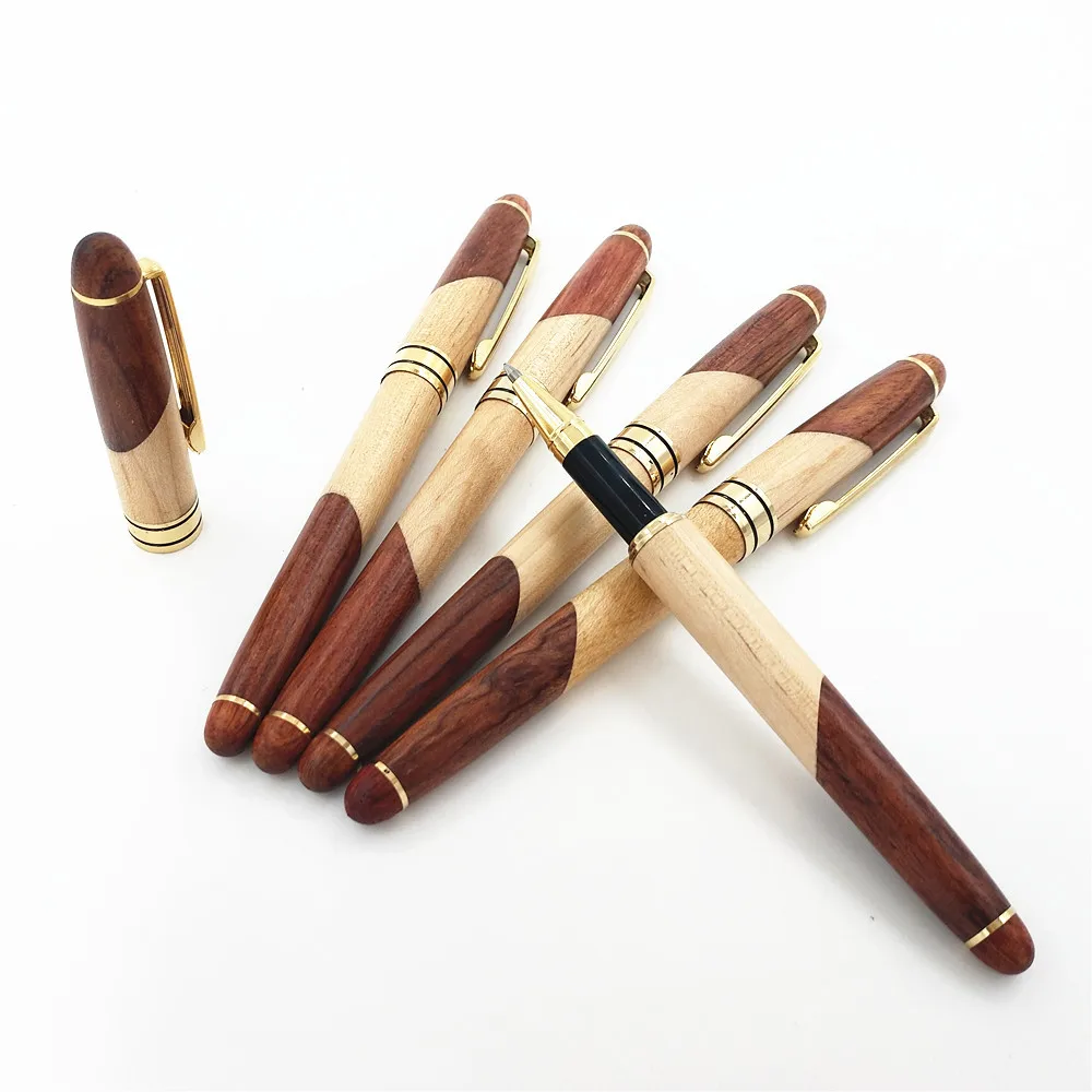 

Wholesale Promotional Christmas Gift Eco Friendly Wood Custom Logo Maple Ballpoint Pen