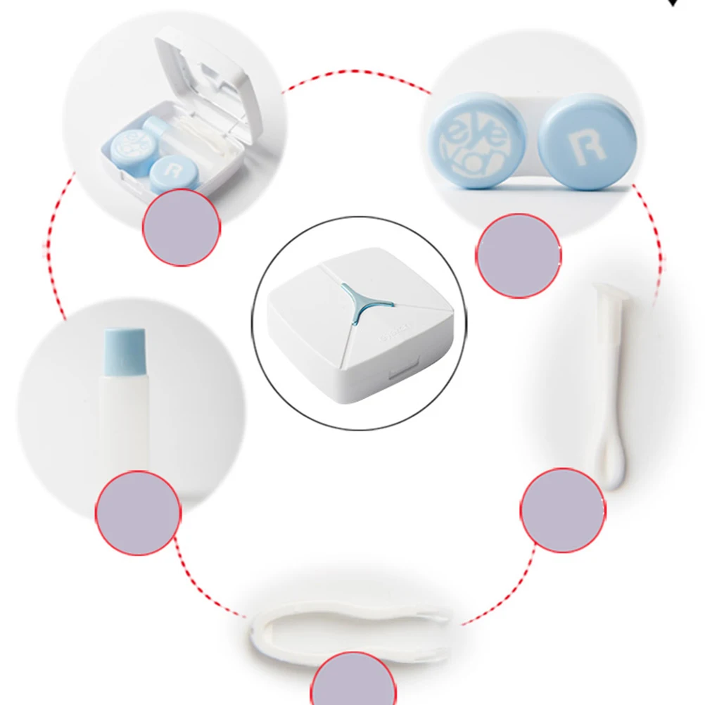 1 комплект контактных линз чехол для хранения Прочный Контейнер работы дома на