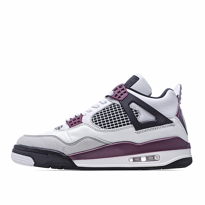 

Middle Cut Ladies Outdoor Tennis Sneakers Original High Quality Men's Black Basketball Shoes Retros4 Size 36-46