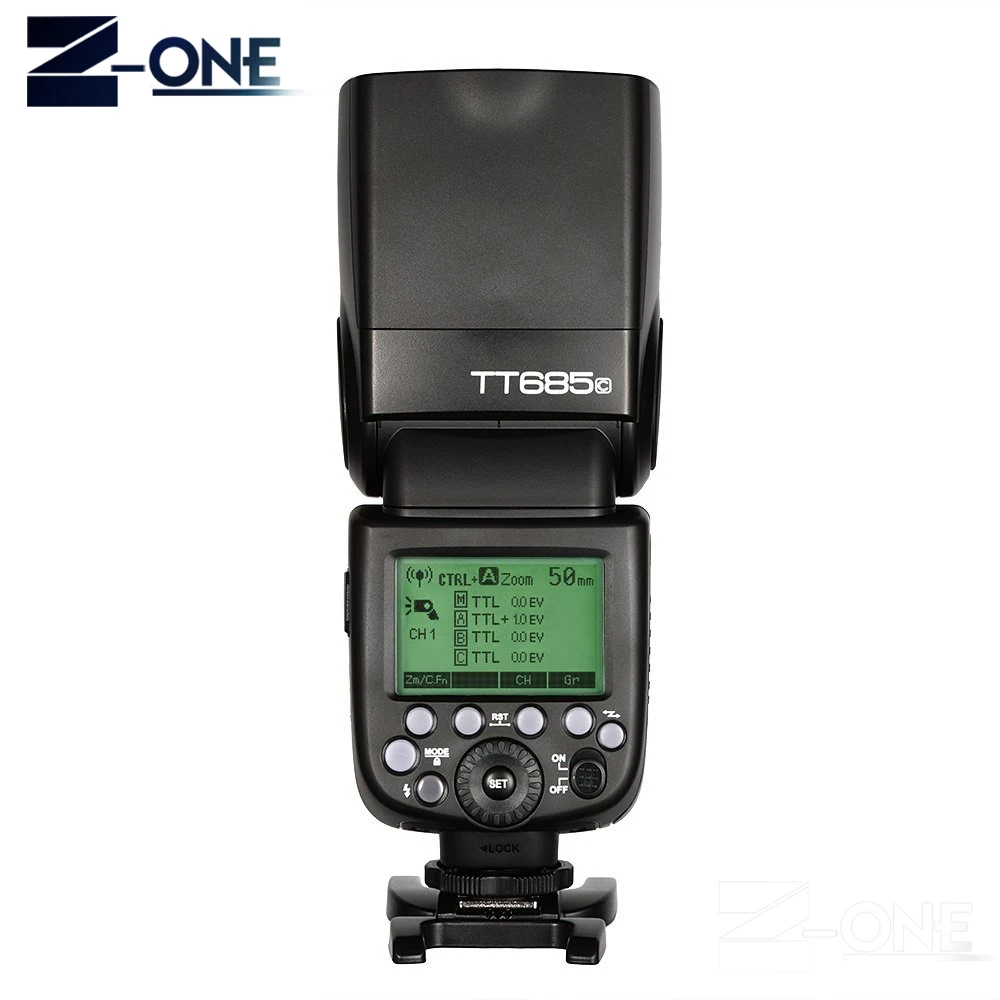 GODOX E-TTL TT685C Camera Flash Speedlite 2.4GHz High Speed 1/8000s GN60+S-type for Canon EOS 800D 760D 80D 77D 60D 7D 6D 5Ds |