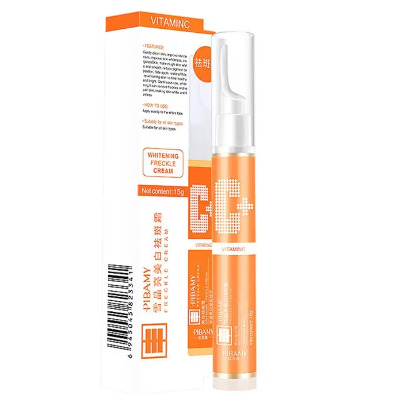 

15ml Vitamin C Frekle Cream Skin Repair Fade Acne Marks Remove Dark Sports Corrector Pen Whitening Essence Lotion