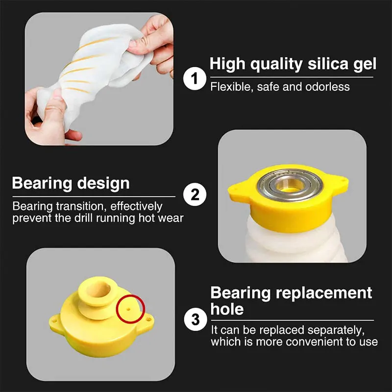 Пылезащитный чехол для электродрели силиконовый Ударный Молоток коллектор